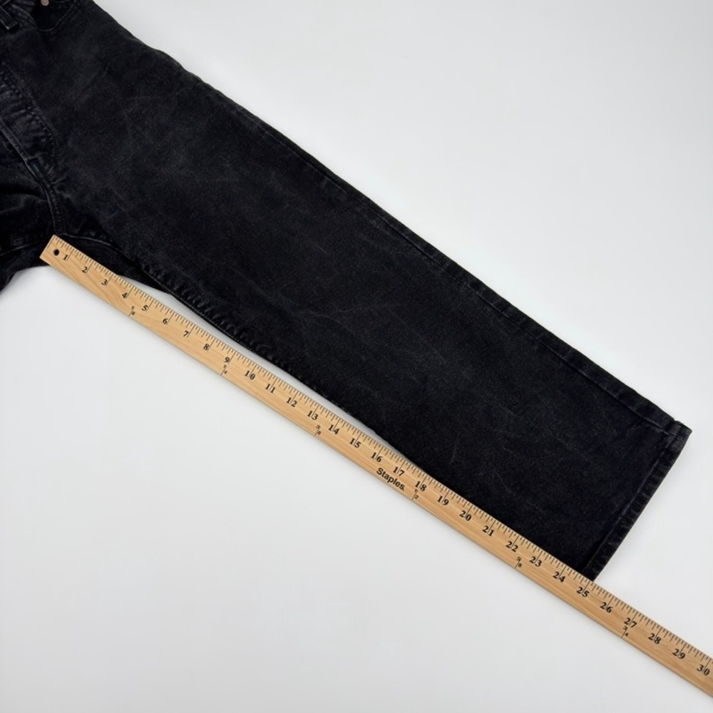 Levis Ribcage Straight Ankle Jeans Womens 26 Washed Black High Rise 001UW-0003 - Picture 10 of 14